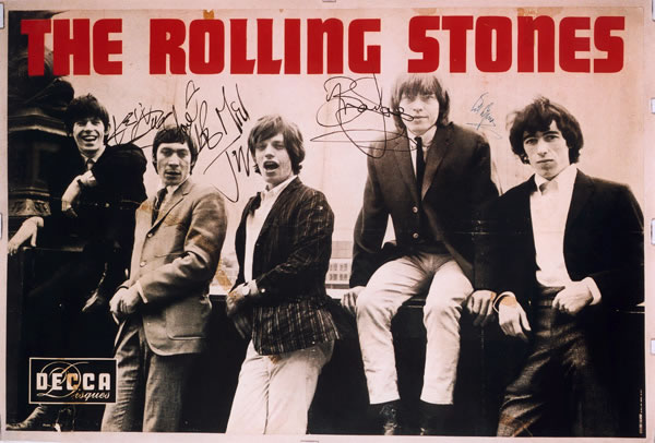 Rolling Stones affiche Decca 1964